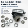 9,5 mm Çıtçıt Klikıt Çakma Aparatı - Delikli Klikıt Montaj Kalıbı KLP0095