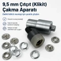 9,5 mm Çıtçıt Klikıt Çakma Aparatı - Delikli Klikıt Montaj Kalıbı KLP0095