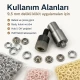 9,5 mm Çıtçıt Klikıt Çakma Aparatı - Delikli Klikıt Montaj Kalıbı KLP0095, tekstil ve deri projeleri için yüksek