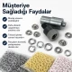 9,5 mm Çıtçıt Klikıt Çakma Aparatı - Delikli Klikıt Montaj Kalıbı KLP0095, tekstil ve deri projeleri için yüksek