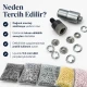 9,5 mm Çıtçıt Klikıt Çakma Aparatı - Delikli Klikıt Montaj Kalıbı KLP0095, tekstil ve deri projeleri için yüksek