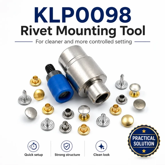 Rivet Perçin Montaj Aparatı – Güçlendirilmiş Sulanmış Demir Perçin Kalıbı KLP0098