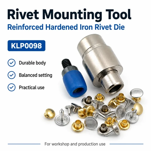 Rivet Perçin Montaj Aparatı – Güçlendirilmiş Sulanmış Demir Perçin Kalıbı KLP0098