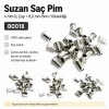 Suzan Saç Pim 4 mm İç Çap - Boru Yüksekliği 6,5 mm 1000 Adet B0018
