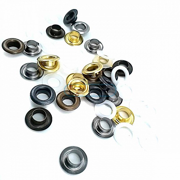 Metal Eyelets 15 mm 9/32"   (250 pcs / Package) K0001