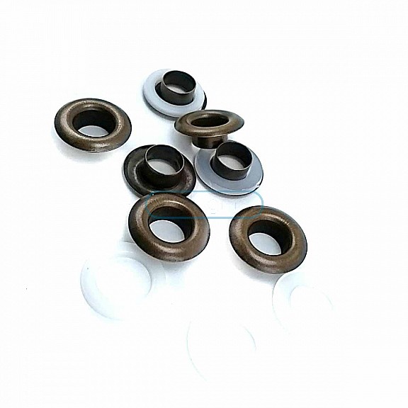 Metal Eyelets 15 mm 9/32"   (250 pcs / Package) K0001