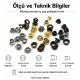 4 No Saç Kuşgözü 6 mm Plastik veya Metal Pul Seçenekli 250 Adet/Paket - Dayanıklı ve Estetik Çözüm