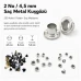 2 No Saç Kuşgözü 4,5 mm İç Çap Plastik veya Metal Pul Seçenekli 250 Adet/Paket K0003