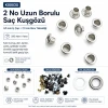 Long-Barrel Sheet Steel Eyelet 4.5 mm / 0.177 in Inner Diameter with Washer Options 250 Pieces K0003U