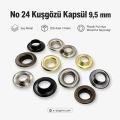 9.5 mm / 0.37 in Sheet Metal Eyelet Capsule, 250 pcs/Pack K0006