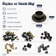 Sheet Metal Eyelet 5.3 mm / 0.209 in Inner Diameter with Washer Options for Textile and Leather Applications