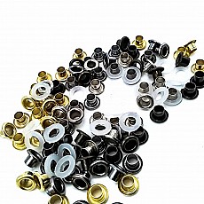  Eyelet  9/64" Inner Diameter 3.5 Outer Diameter 7 mm Metal (250 Pcs/Pack) K0011