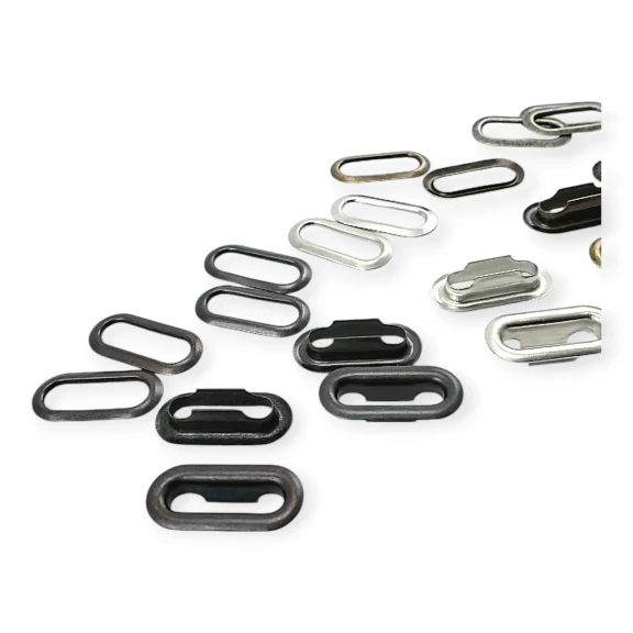 Oval Kuşgözü Pirinç 2,5 cm  K0012