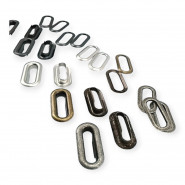 2,5 cm Oval Eyelet Brass Metal K0012