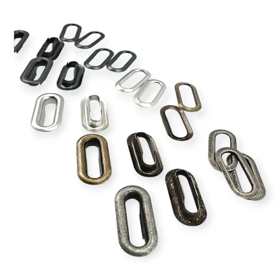 Oval Kuşgözü Pirinç 2,5 cm  K0012