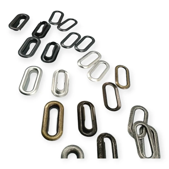 Oval Kuşgözü Pirinç 2,5 cm  K0012