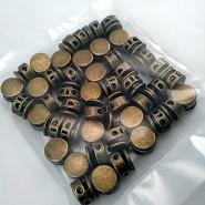 Mine Stopper 15 mm Antique Brass 50 pcs/Packet E 2206PROMO