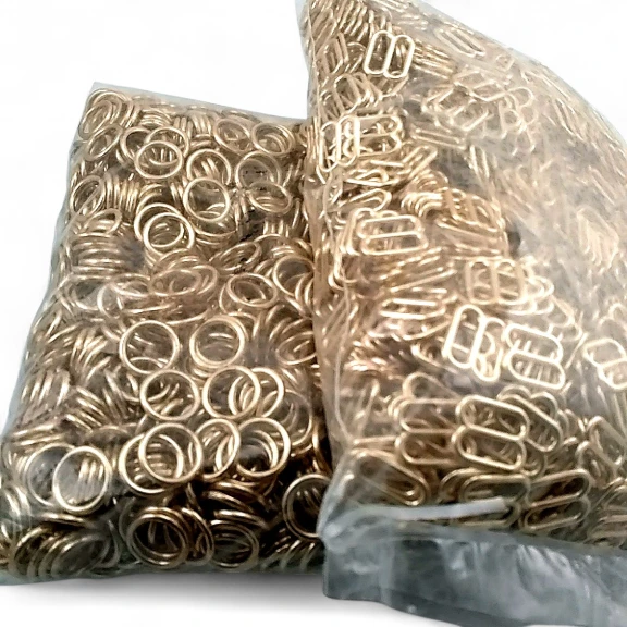 Sütyen Askı Ayar Tokası Gold 10 mm ve Halkası 500 ad/Paket PBT0006PROMO
