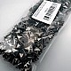 Prong Stud 10 mm Four Legged Pyramid Patterned Black Nickel Metal Trok (500 pcs / Package) TR0014PKB