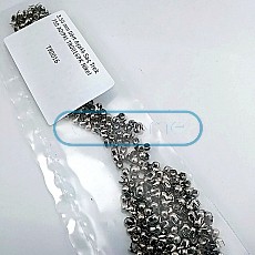 Süs Trok 3,5 mm Nikel Gümüş Renk Tırnaklı Saç Trok (750 Ad/Paket) TR0016PKN