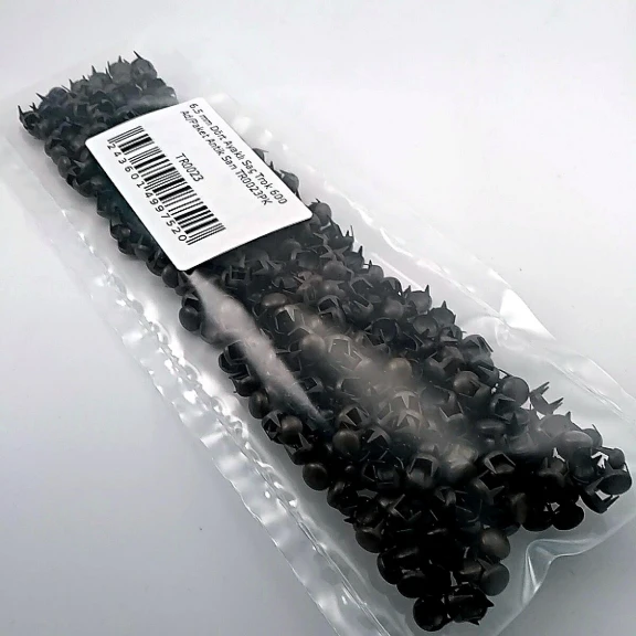 Prong Stud 6,5 mm Four Legged Antique Yellow Metal Trok (600 pcs / Package) TR0023PKA