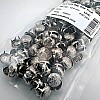Süs Trok 12. 50 mm Nikel Gümüş Renk Desenli Tırnaklı Saç Trok (250 Ad/Paket) TR0031PK
