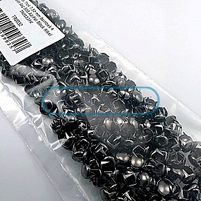 Prong Stud 7,5 mm Four Legged Black Nickel Metal Trok (500 pcs / Package) TR0032PKB