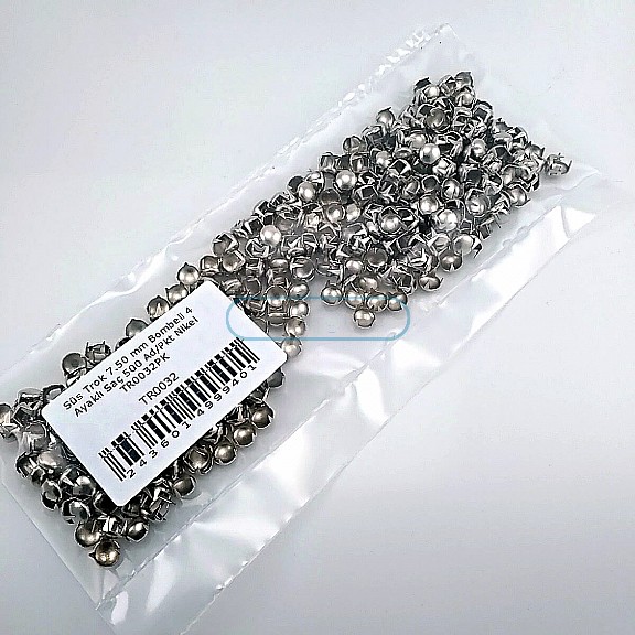 Prong Stud 7,5 mm Four Legged Nickel Metal Trok (500 pcs / Package) TR0032PKN