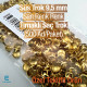 Prong Stud 9,5 mm Four Legged Yellow Metal Trok (500 pcs / Package) TR0034PKS