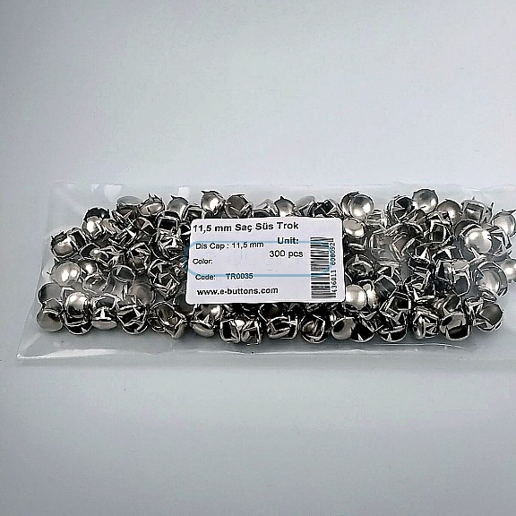 Prong Stud 11. 50 mm Six Legged Metal Trok (300 pcs / Package) TR0035PK