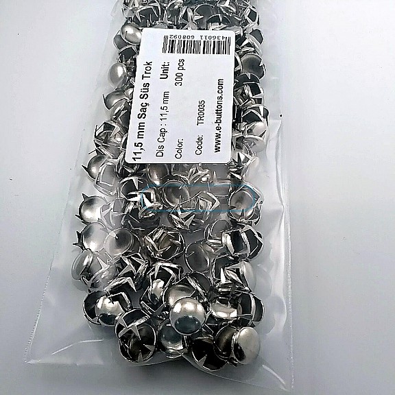 Prong Stud 11. 50 mm Six Legged Metal Trok (300 pcs / Package) TR0035PK