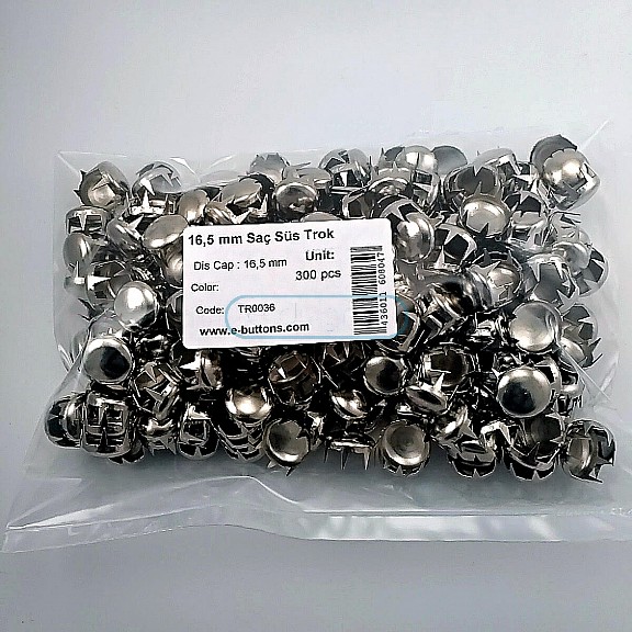 Prong Stud 16. 50 mm Six Legged Metal Trok (300 pcs / Package) TR0036PK