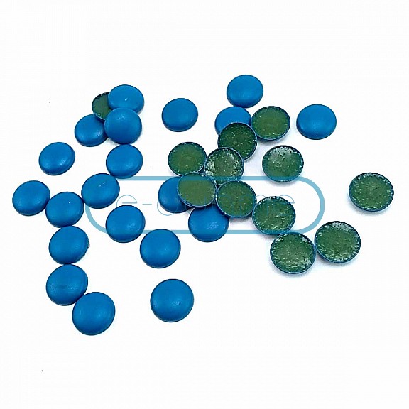 9 mm 14 size Blue Color Plastic Heating Rivet (250 pcs / Package) R0010