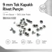 9 mm Kapak / 7,5 mm Bacak Saç Malzeme Tek Kapaklı Rivet Perçin – 1000 Adet R0005