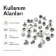 9 mm Kapak / 7,5 mm Bacak Saç Malzeme Tek Kapaklı Rivet Perçin – 1000 Adet R0005, paslanmaz çelik kör perçin, montaj
