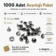 0 Rivet 6 mm Kapak - 1000 Adet R0006, 6-6,5 mm Bacak Saç Malzeme Perçin