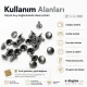 0 Rivet 6 mm Kapak - 1000 Adet R0006, 6-6,5 mm Bacak Saç Malzeme Perçin