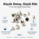 11 mm (0.43") Cap Standard Post Steel Single Cap Rivet - 250 Pieces R0007 for secure fastening of thick materials