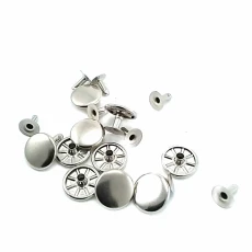 Klasik Metal Rivet 15 mm 24 boy (250 Ad/Paket) R0008