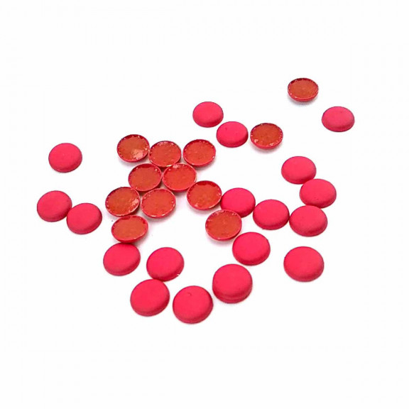 9 mm 14 boy Kırmızı Renkli Plastik Yapıştırmalı Rivet ( 250 Ad/Paket ) R0011