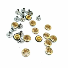 Kalp tasarımlı ve simli Saç Rivet 10 mm 16 boy R0019