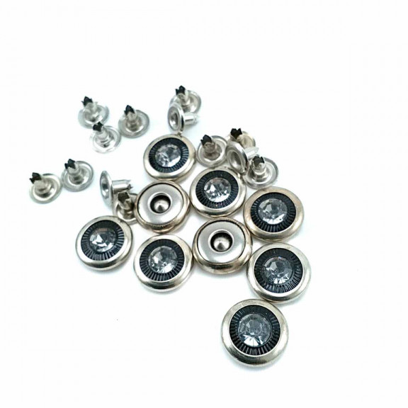 Cam Taşlı Saç Rivet 12 mm 14 boy  R0022