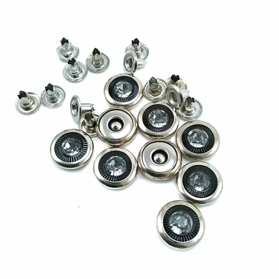 Cam Taşlı Saç Rivet 12 mm 14 boy  R0022