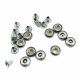 Cam Taşlı Saç Rivet 8 mm 12 boy R0023 Cam Taşlı Saç Rivet 8 mm 12 boy R0023