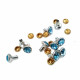 8 mm 12 L  Rhinestone Rivet R0024