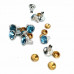 8 mm 12 L  Rhinestone Rivet R0024