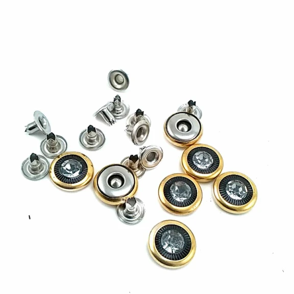 Cam Taşlı Saç Rivet 13 mm 21 boy ( 250 Ad/Paket ) R0026
