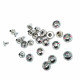 Rhinestone Flowers Patterned Rivet 10 mm 16 L (250 pcs / Package) R0030