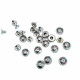 Rhinestone Flowers Patterned Rivet 10 mm 16 L (250 pcs / Package) R0030