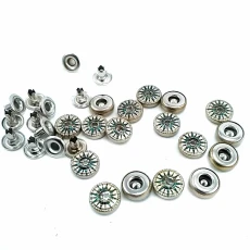 Cam Taşlı Güneş Tasarımlı Rivet 10 mm 16 boy  R0032